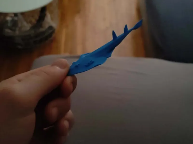shovel nose guitar fish keyring