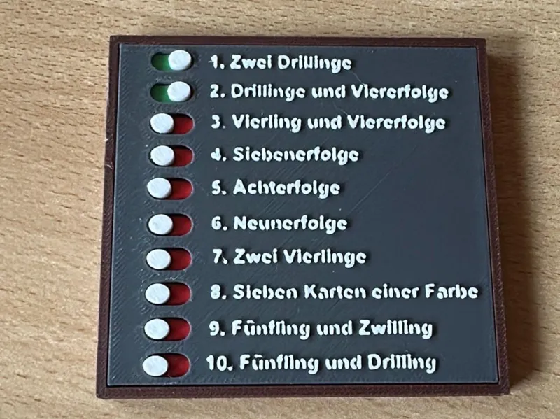 Phase 10 Phasenzähler Deutsch