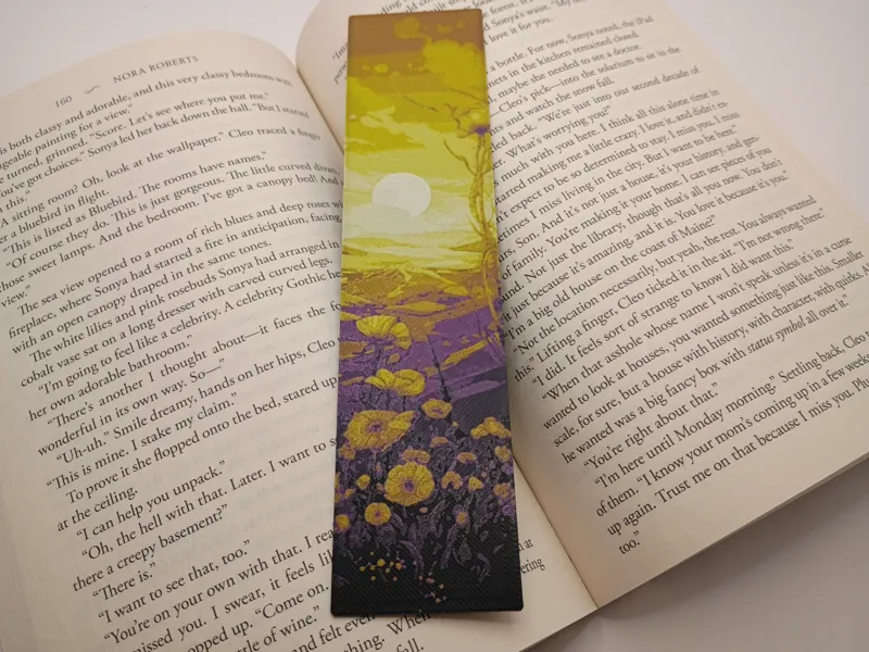 Floral Escape: Dreamy Meadow Bookmark
