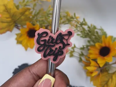10mm girls trip straw topper