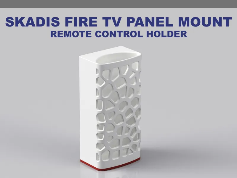 Portamando Fire TV para SKÅDIS. Diseño Voronoi 