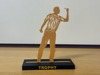 Darts Player Male Trophy