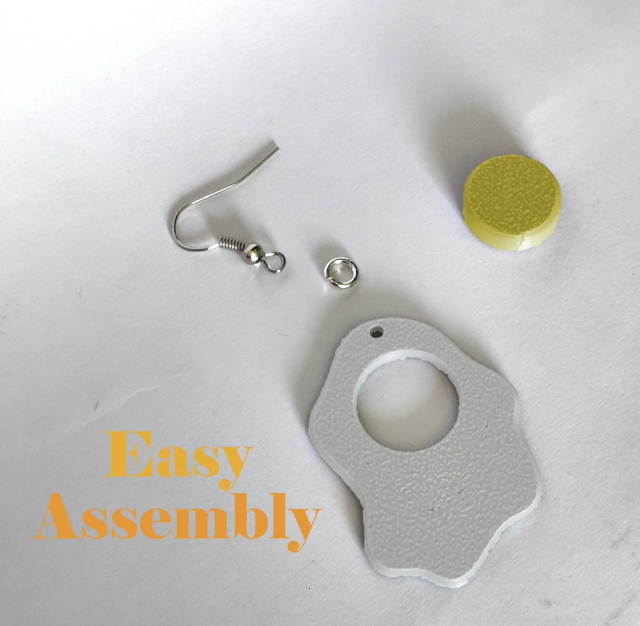 Sunny Side up Fried Egg Earrings (no AMS required) view 2