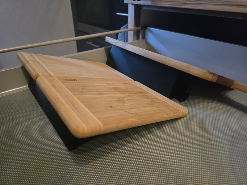 Modular angled Cutting Board Holder/ Separator