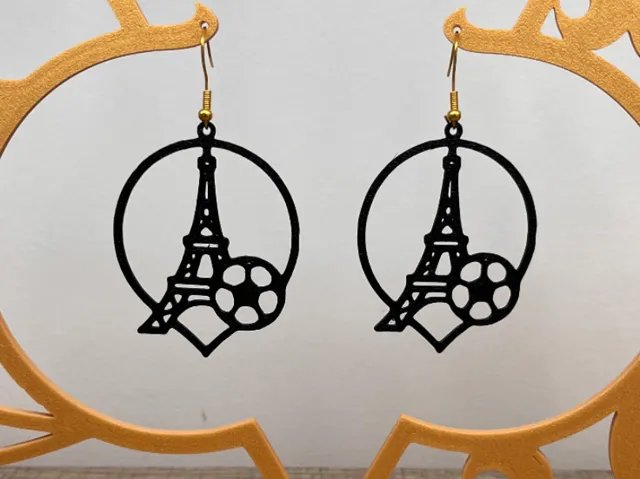 Earrings - Eiffel Tower