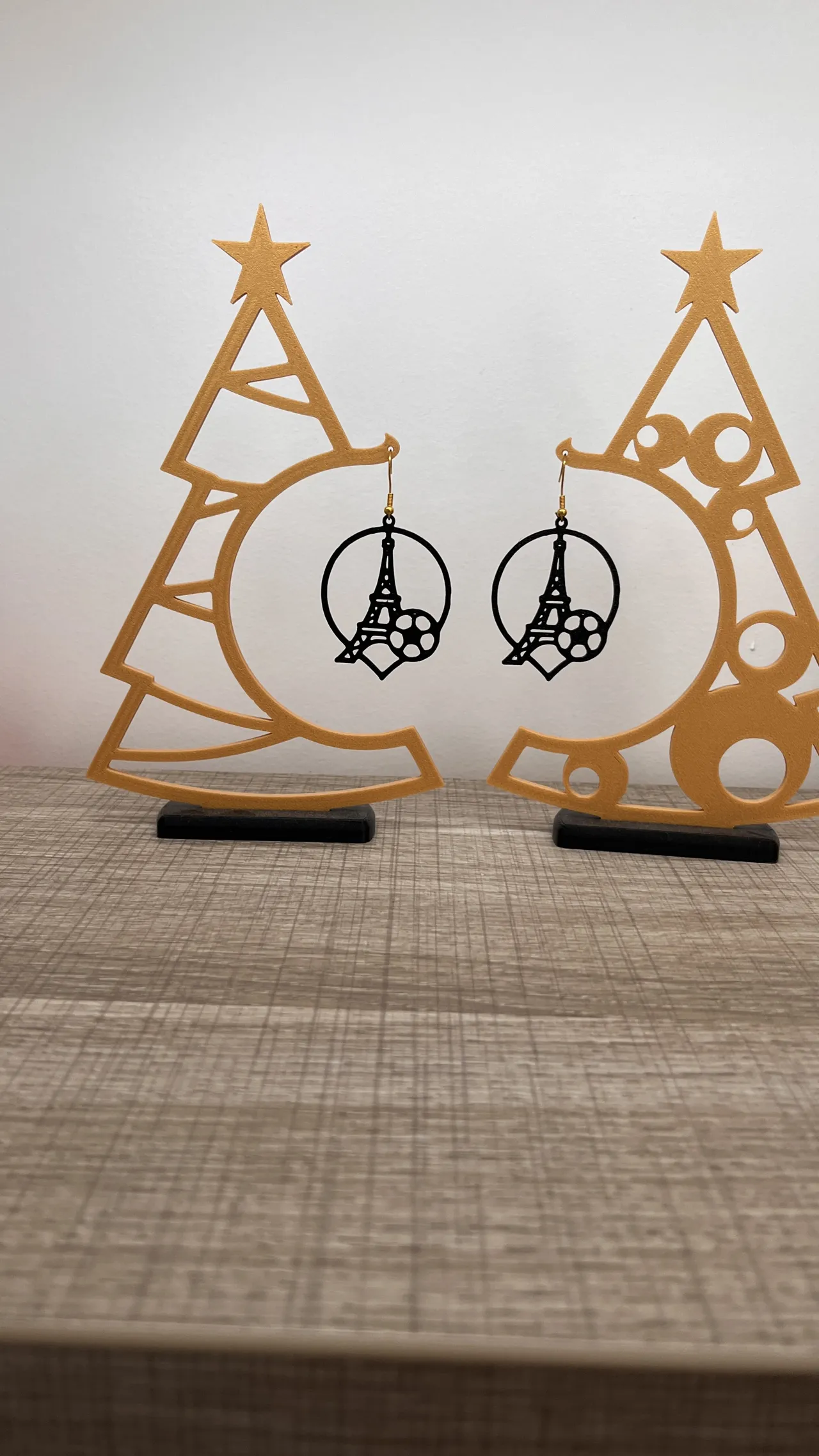 Earrings - Eiffel Tower view 2
