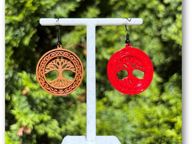 Tree of Life Celtic Earrings, Matching Jewelry Set