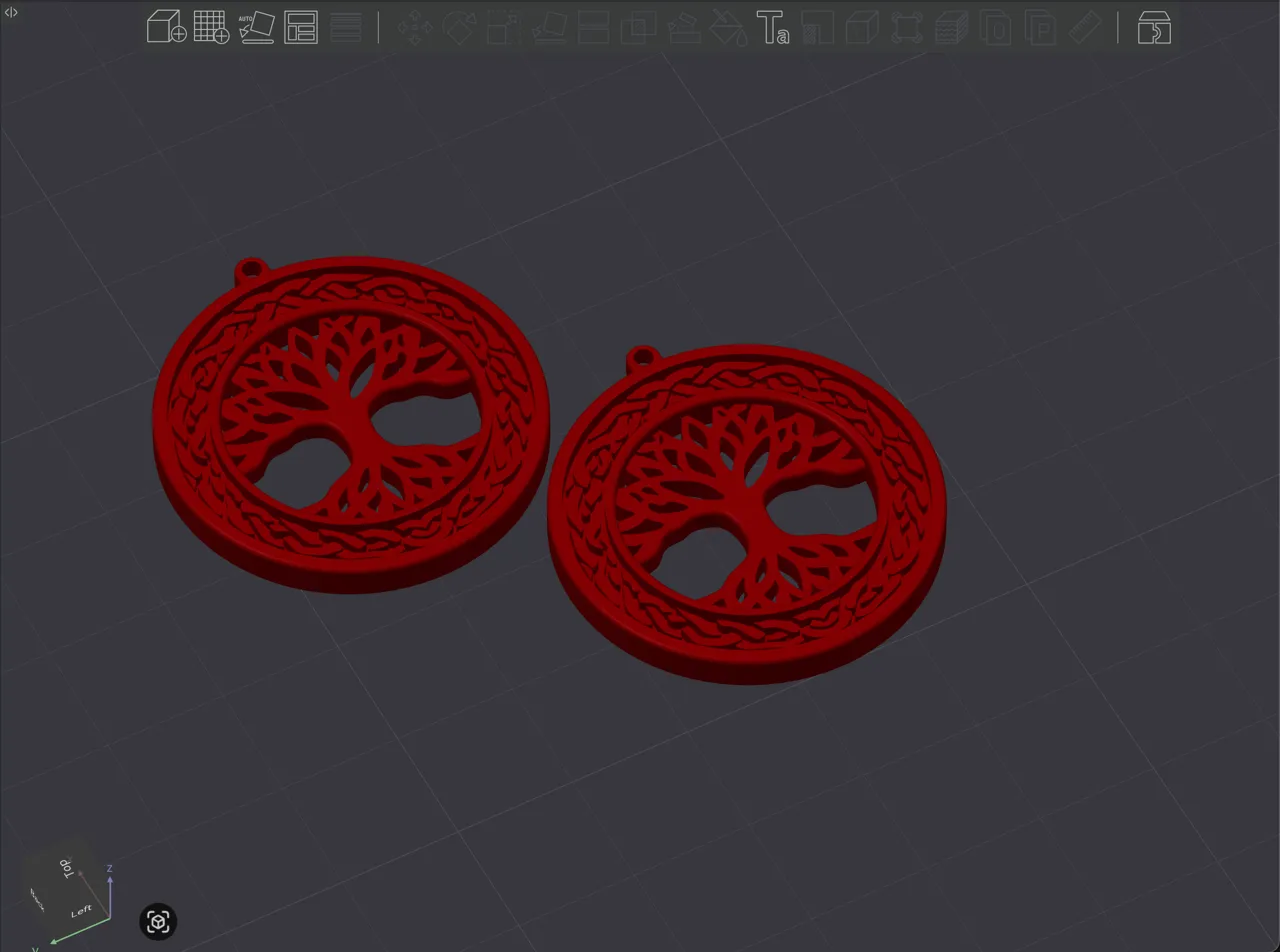 Tree of Life Celtic Earrings, Matching Jewelry Set view 2