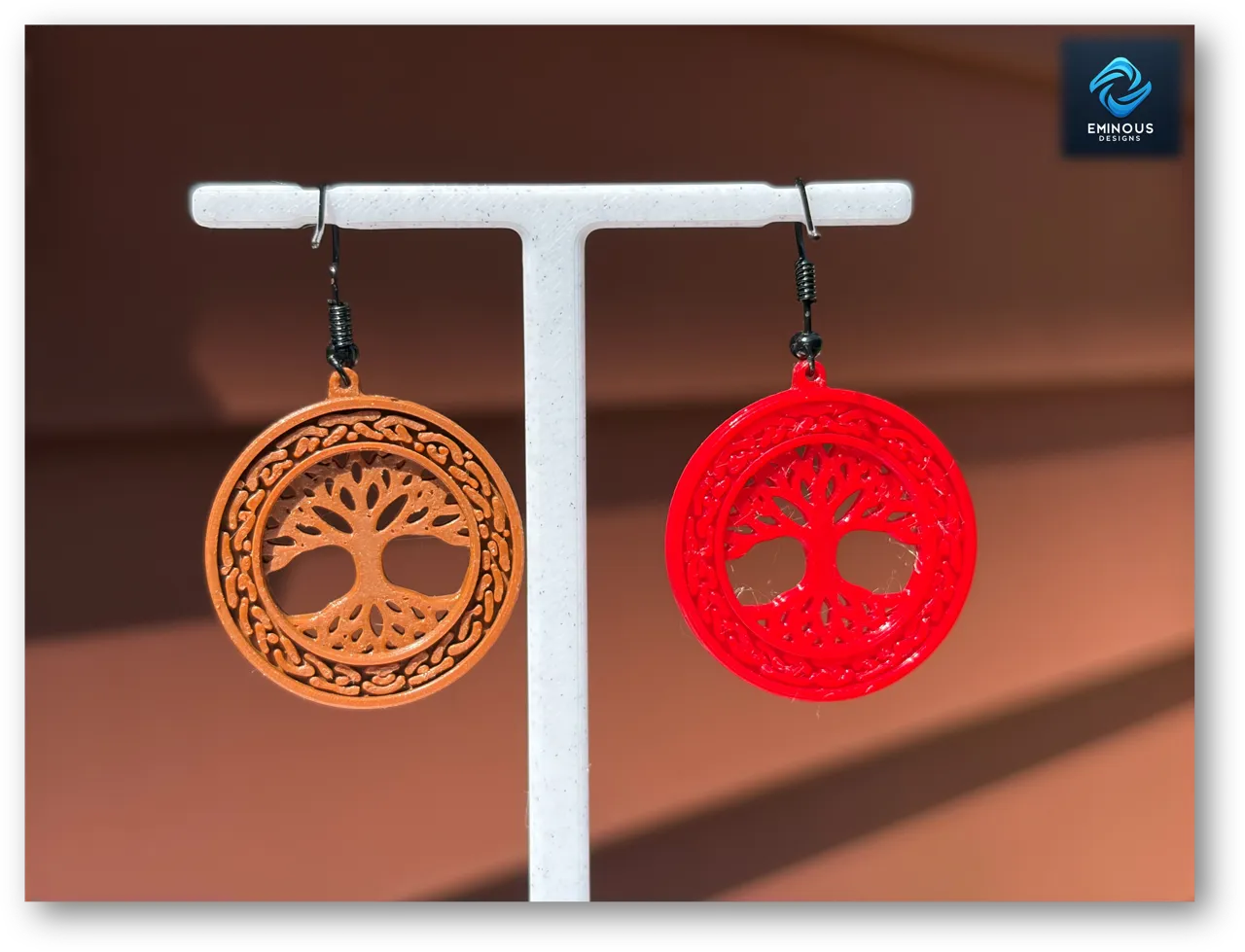 Tree of Life Celtic Earrings, Matching Jewelry Set view 4
