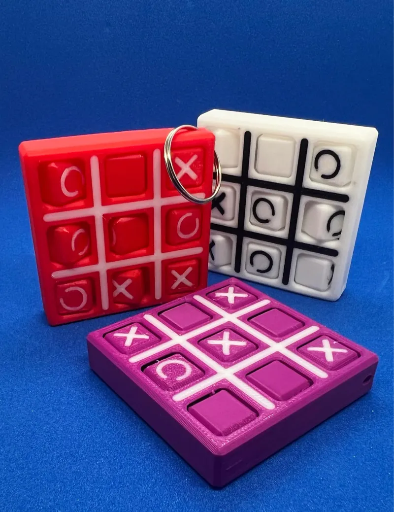 TicTacToe - Small Keychain VI