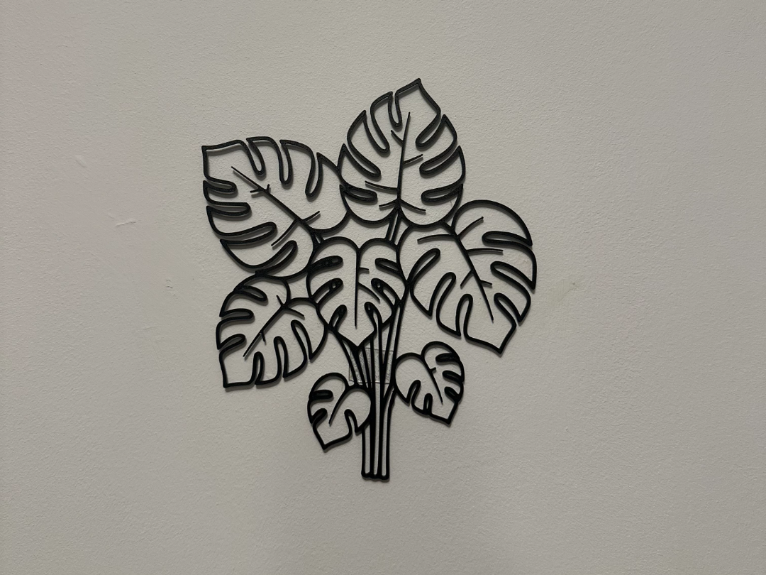 Monstera Leaves Wall Art Decoration 