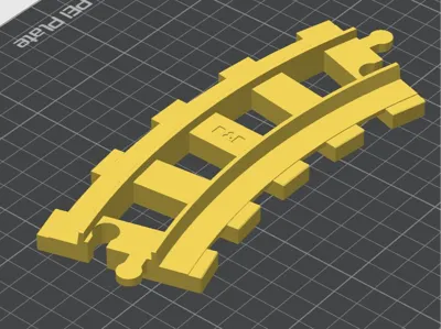 Rail curved D&D
