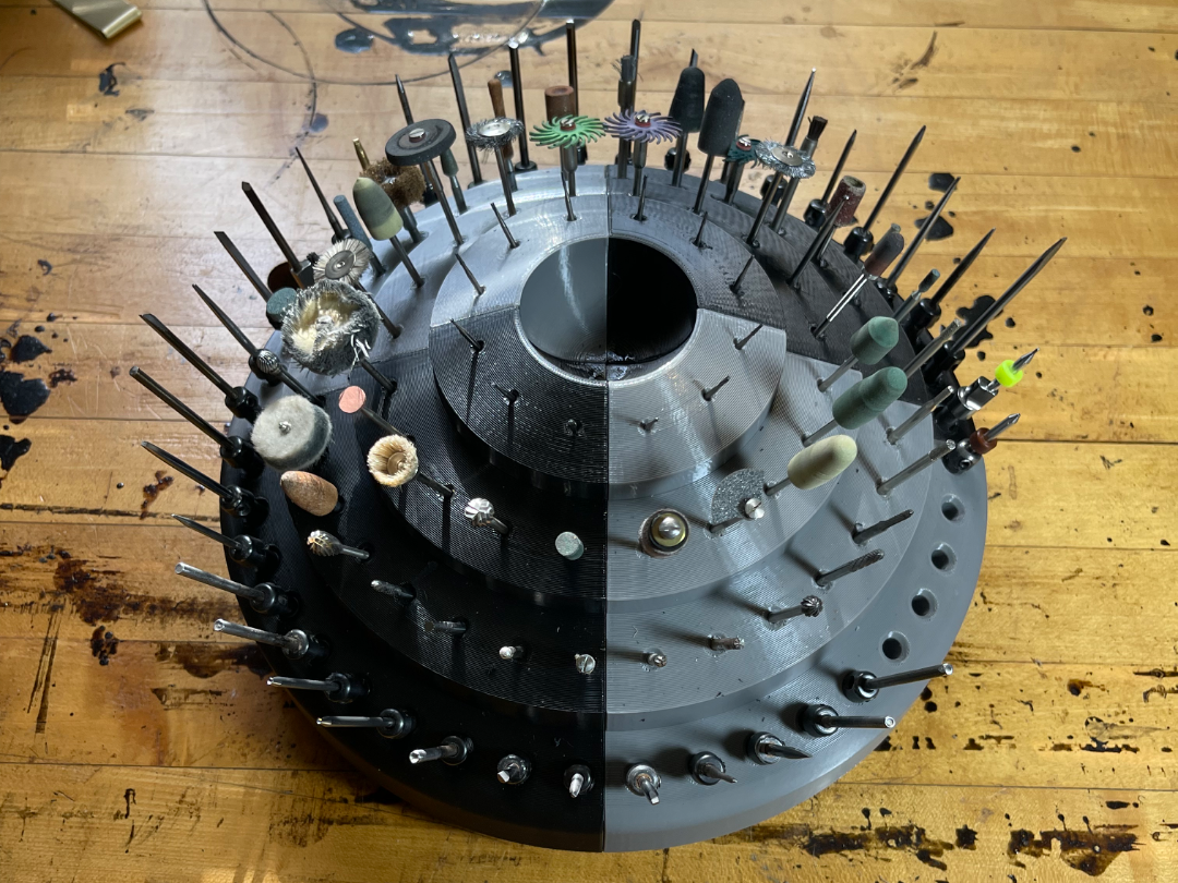 Engraver/Rotary Bit Carousel (6.5/3.2/2.5/1.7mm)