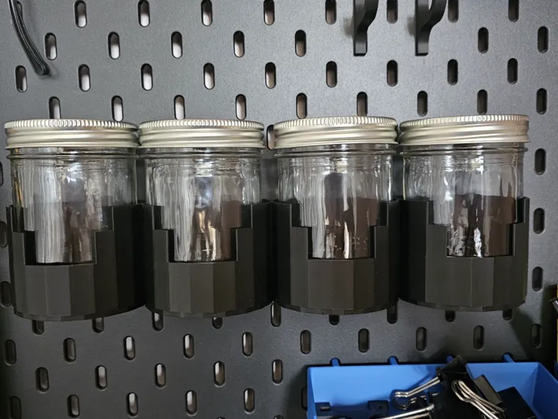 8 Peg 4 Jar Skadis Spice container