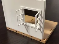 Mur haut System X pour maison de poupée (H165 x L195mm) — photo 8