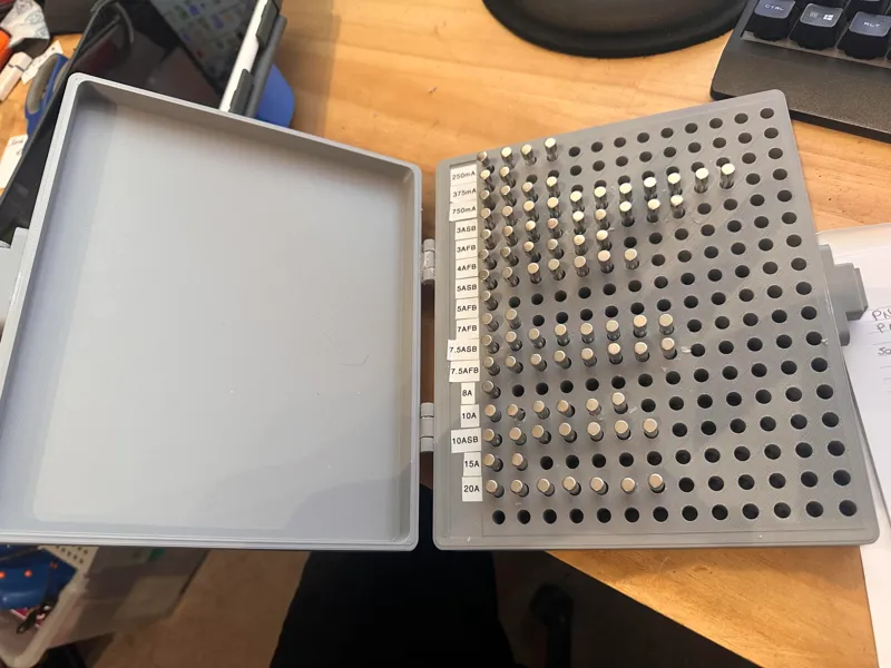 3AG Fuse Storage Box by Propmaker