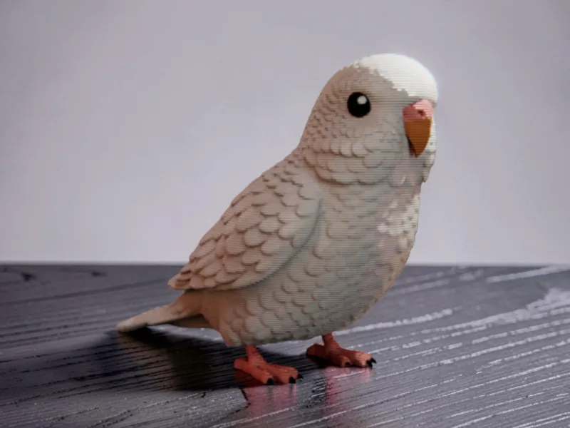 Realistic Budgerigar (Budgie)
