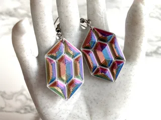 Rupee Faceted Earrings