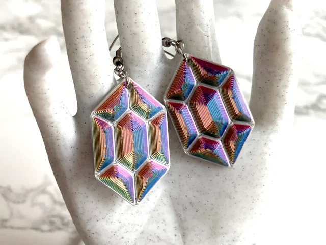 Rupee Faceted Earrings