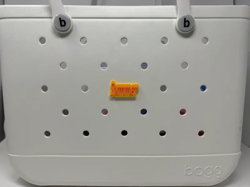 Bogg Bag Name Charm (Summer)
