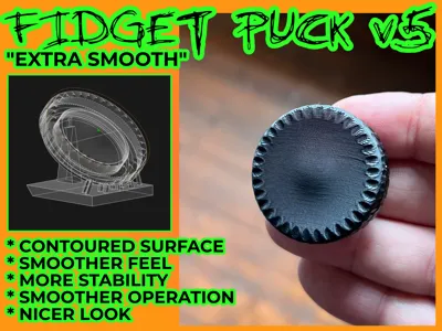 Fidget Puck v5 "EXTRA SMOOTH"