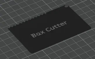 Box Cutter Card