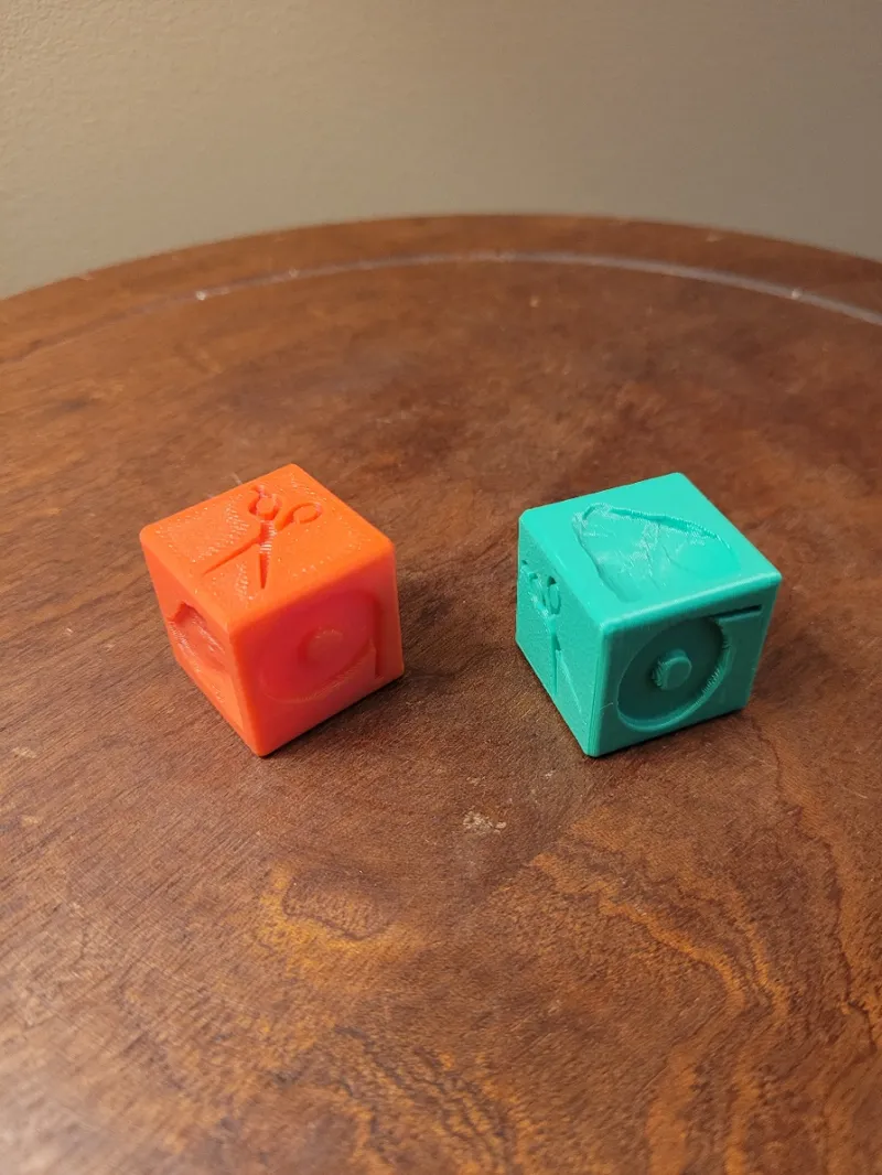 Rock Paper Scissors Cubes