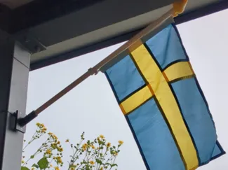 Flag Holder / Fahnenhalterung