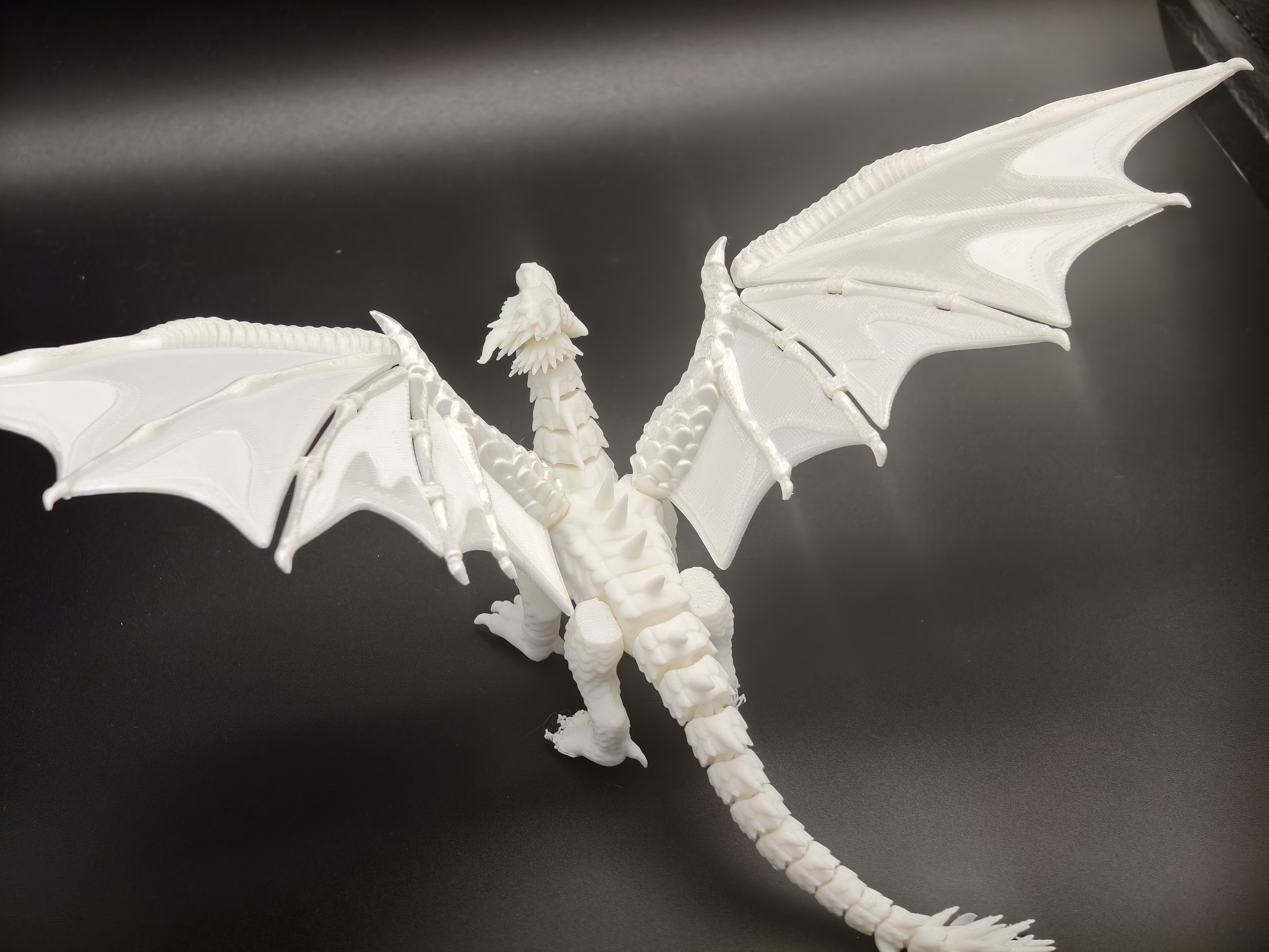Miniatura 1 do modelo 3D 冰翼飞龙，翅膀拆件版，翼展40CM，无需支撑