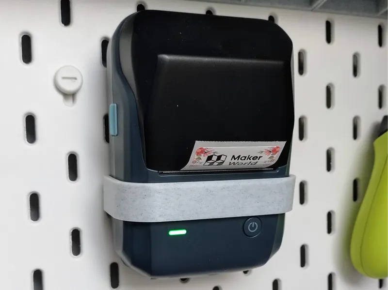 Niimbot B1 Printer - Ikea Skadis mount