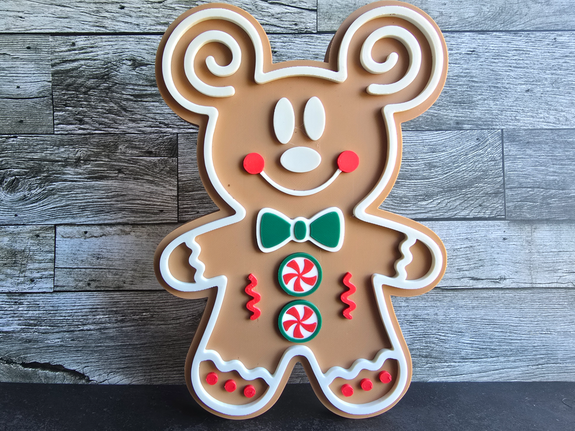Mickey Mouse Gingerbread Decor - 1