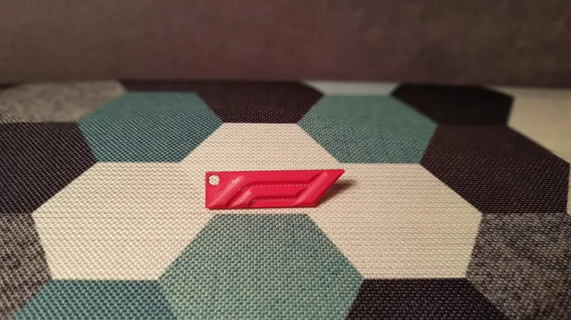 F1 logo keychain