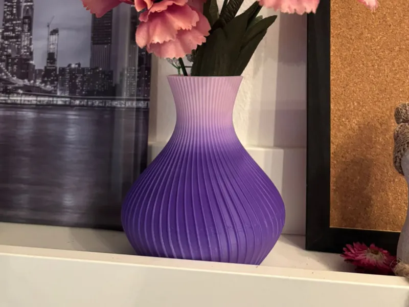 Elegante Vase – perfekt für Farbverlauf-Filament