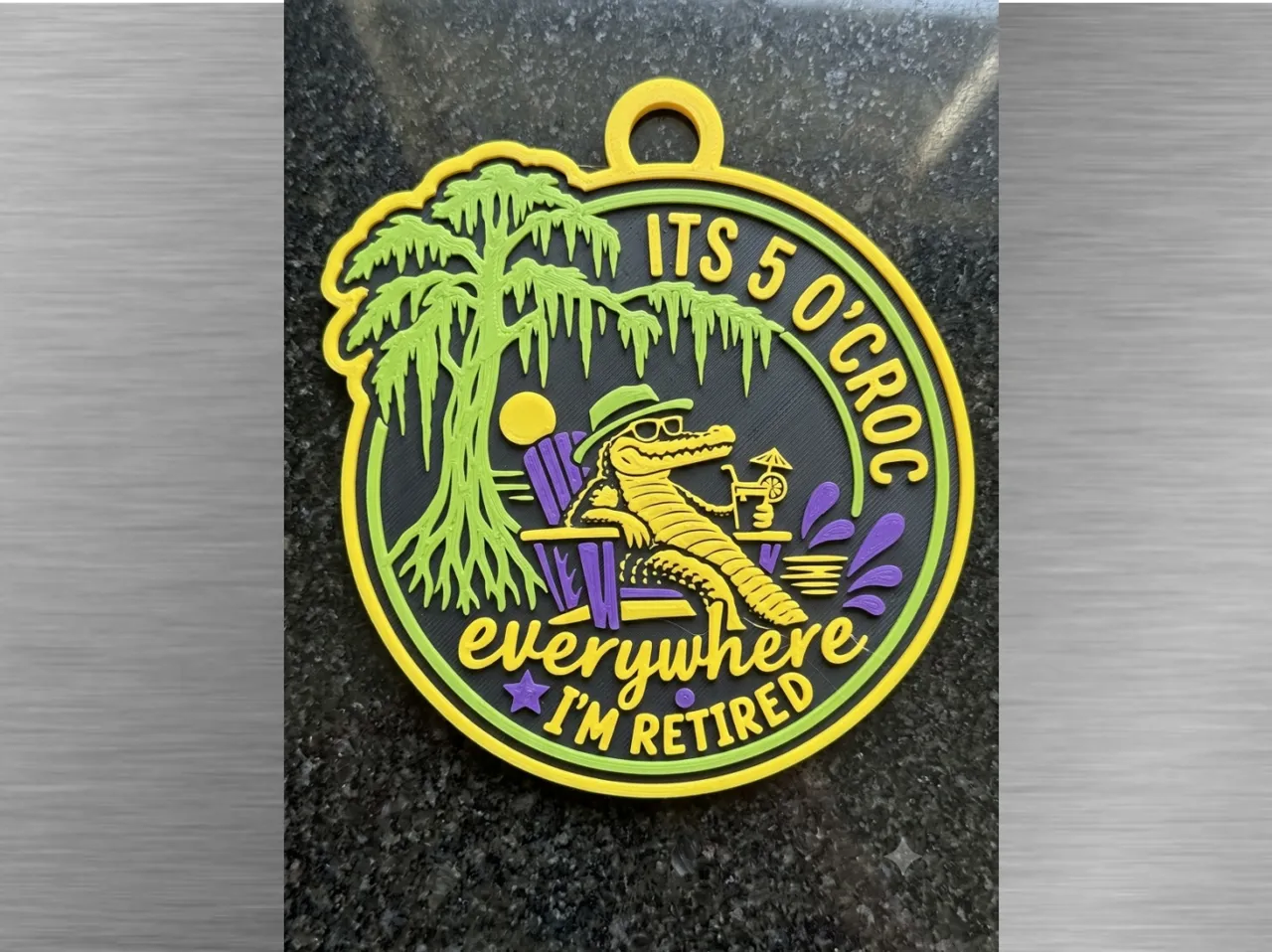Retired-Its 5 O'Croc Everywhere Pendant view 3