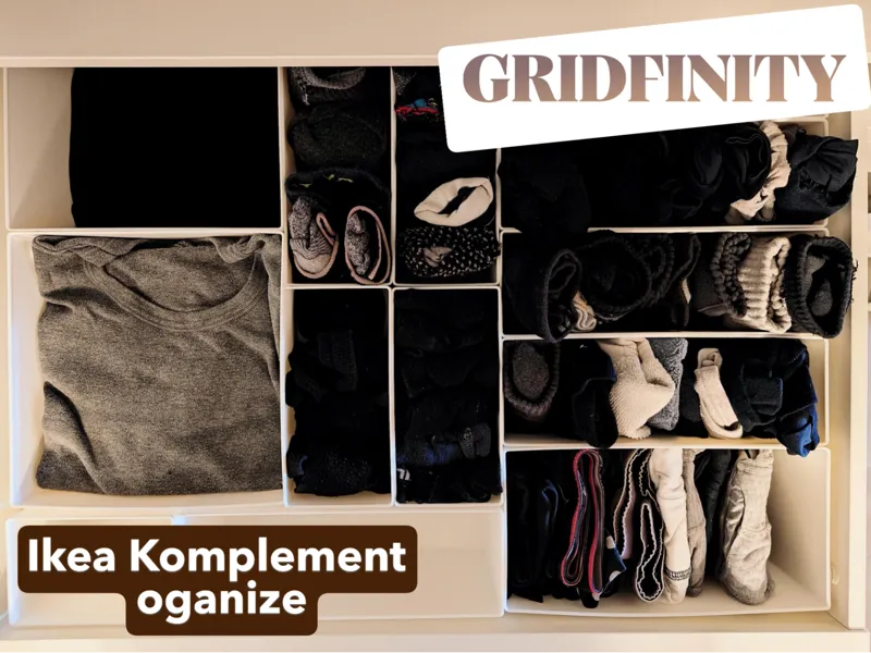 Gridfinifity Ikea Komplement drawer organizer