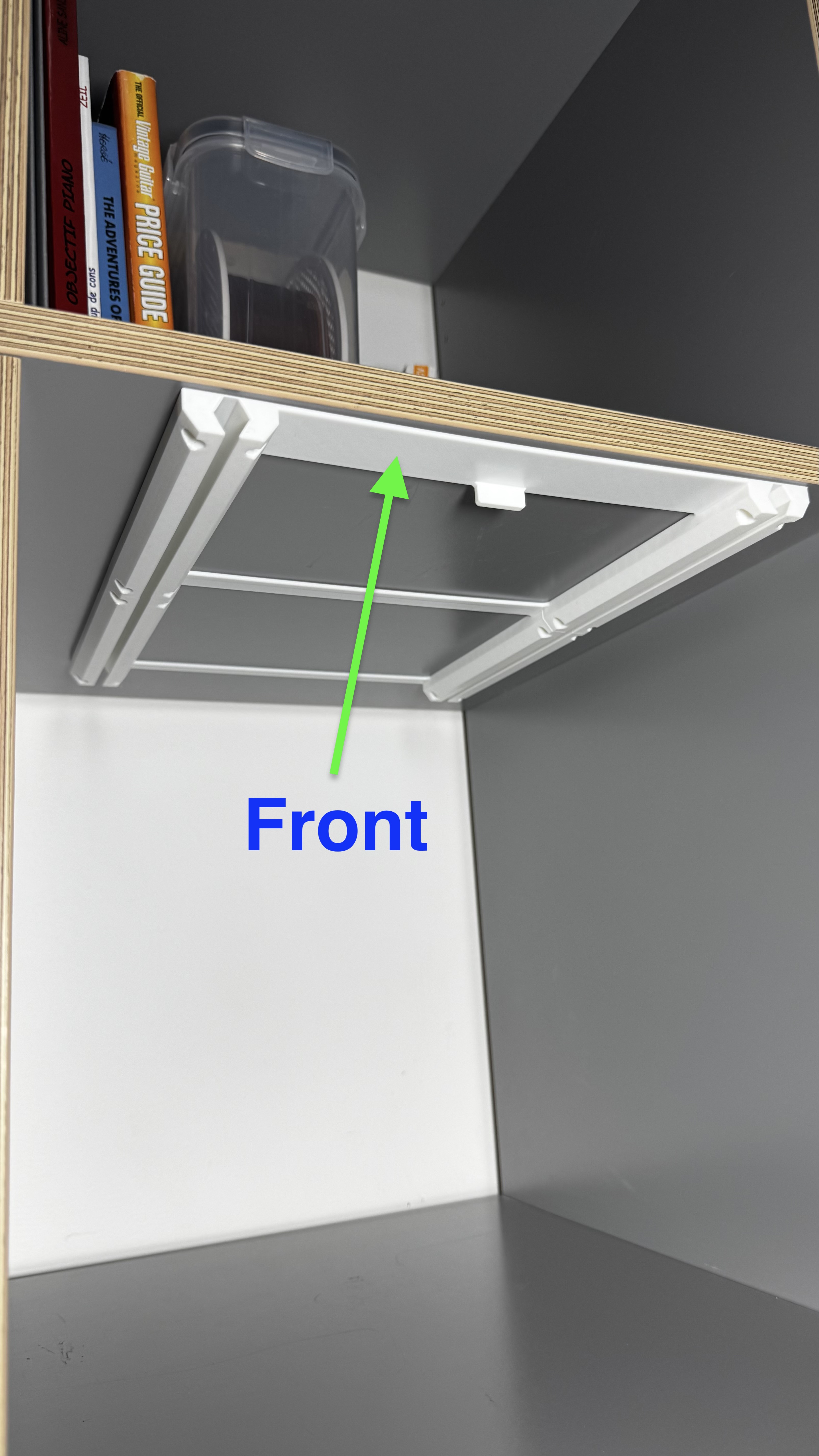 Miniatura 3 do modelo 3D A4 Under-Desk Drawer (Split Version) V2