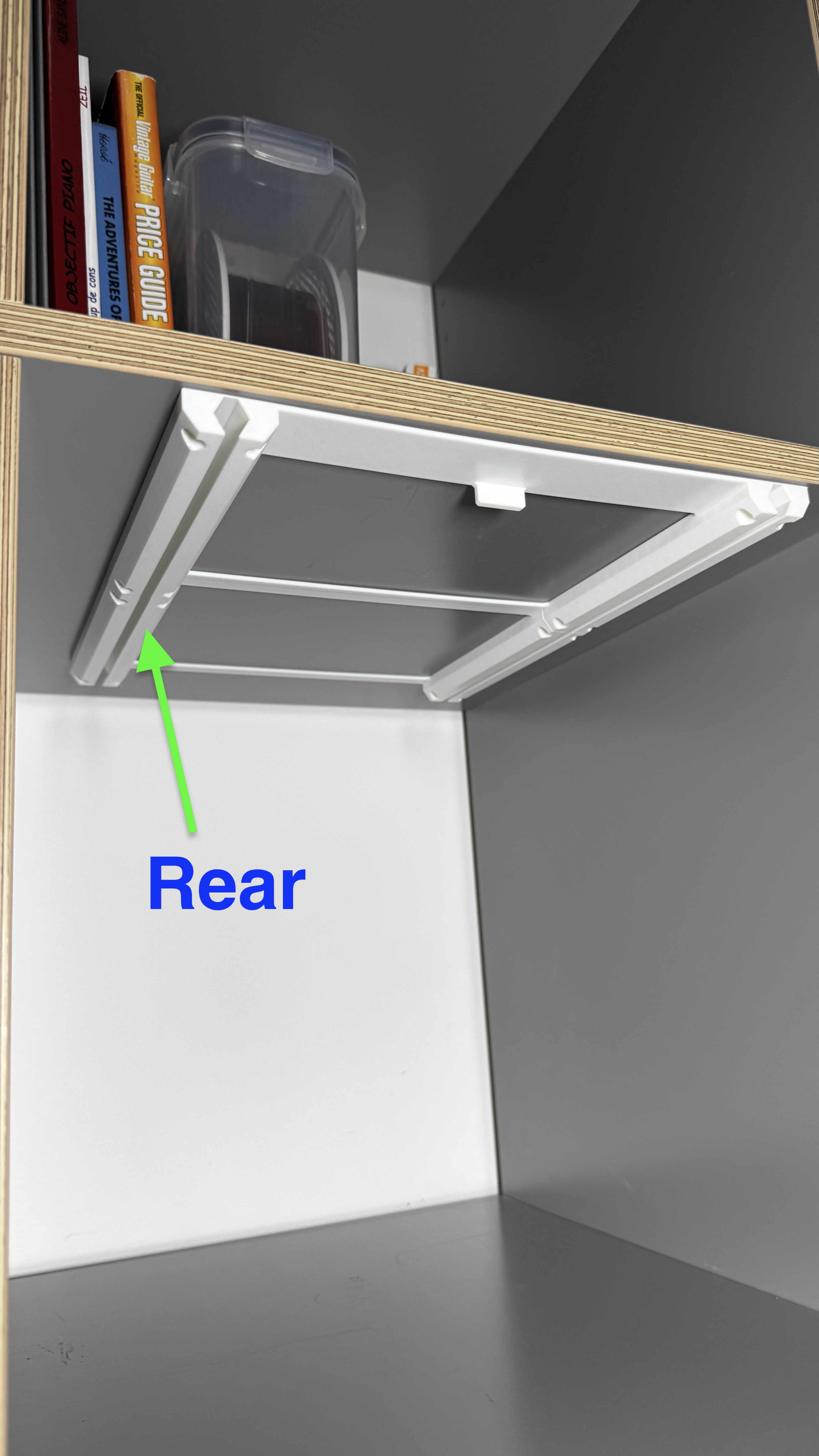 Miniatura 4 do modelo 3D A4 Under-Desk Drawer (Split Version) V2