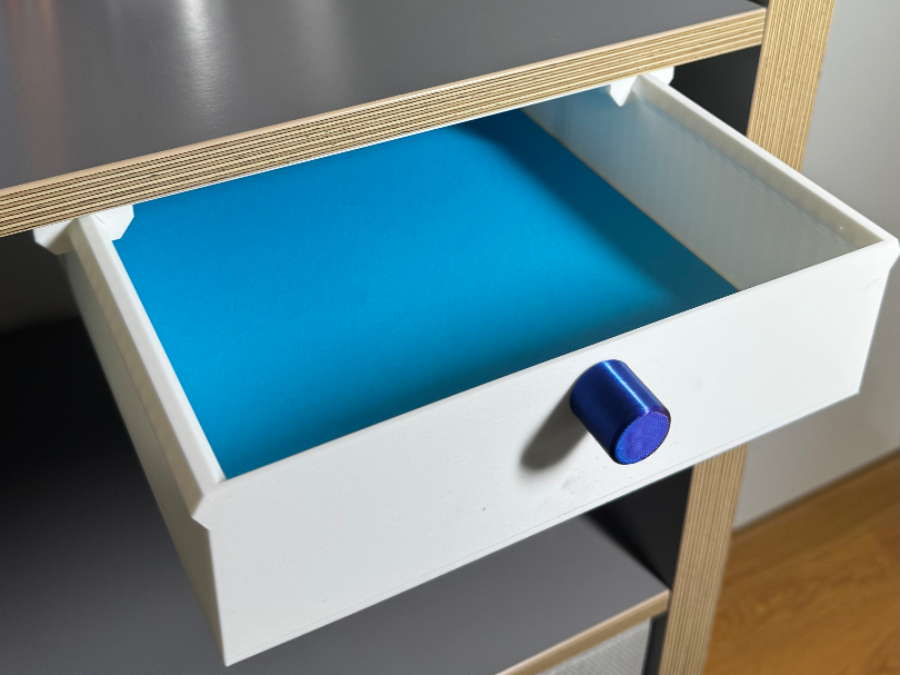 Miniatura 2 do modelo 3D A4 Under-Desk Drawer (Split Version) V2