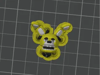 spring bonnie head for brick man