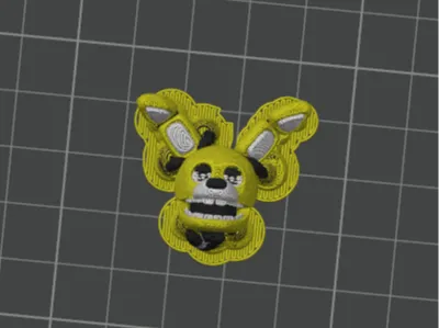 spring bonnie head for brick man