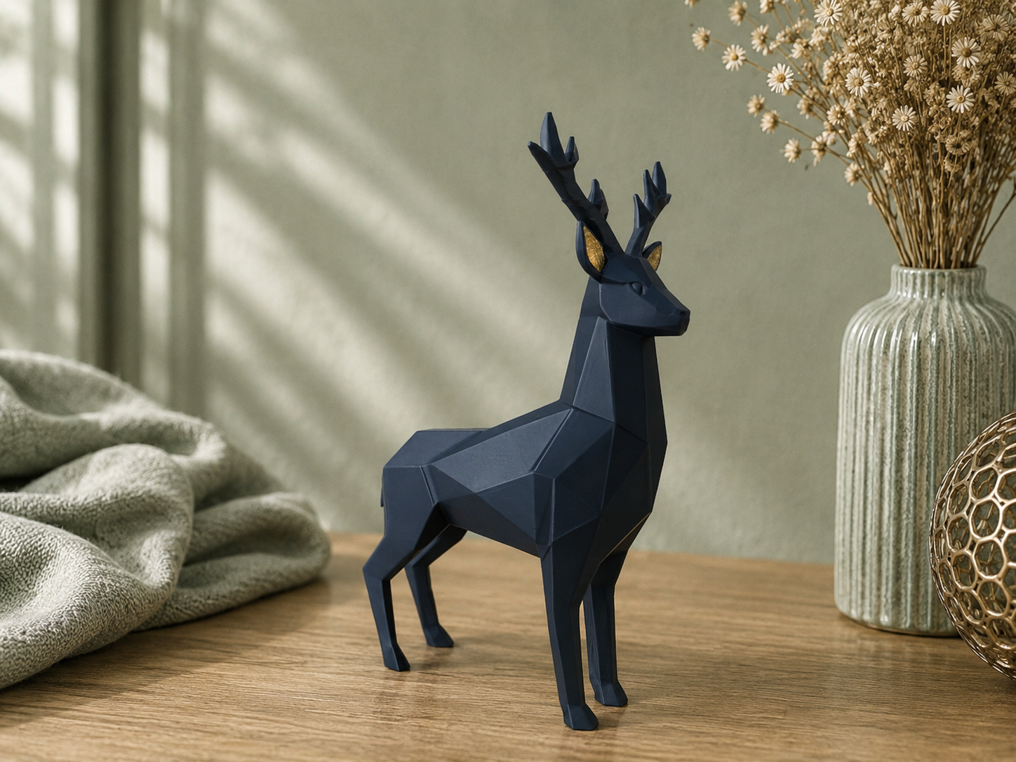 Low-Poly Hirsch