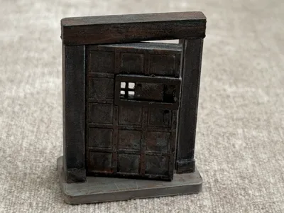 Resident Evil Board Game - Metal Door
