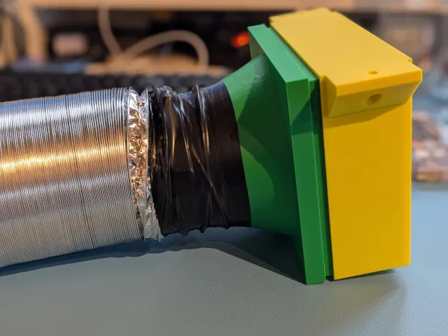 Simple solder fume extraction unit