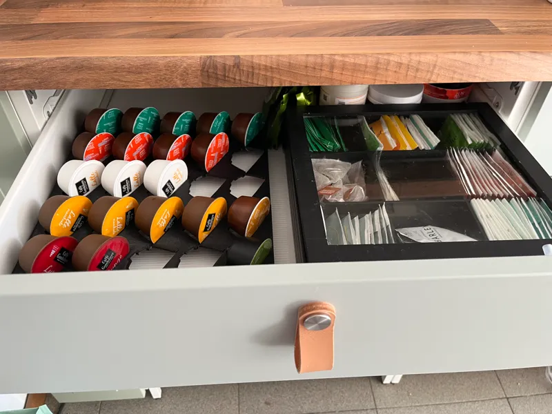 Dolce Gusto capsule holder for drawer 