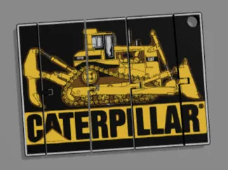 caterpillar d11R keyring flexi toy
