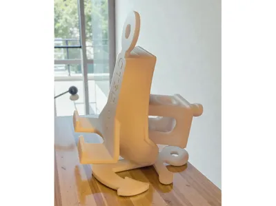 Benchy phone holder