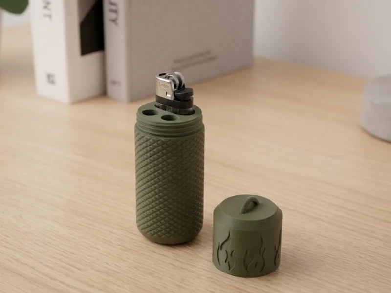 Bic lighter case (PLUS)- keychain
