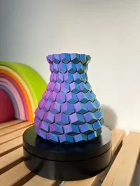 Vase motif nid d'abeille — photo 5