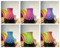 Vase motif nid d'abeille — photo 2