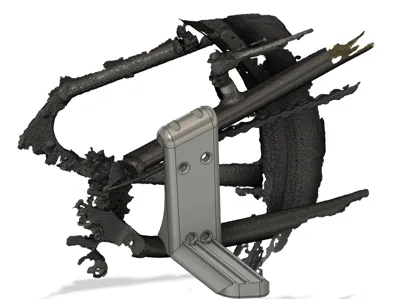 BTWIN Fold 500 (560) - Rear feet rest